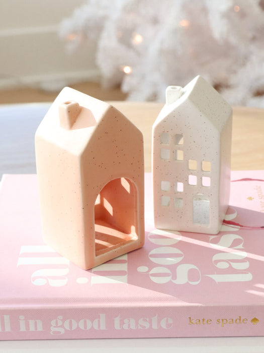 Holiday ceramic incense holder - 2 colors
