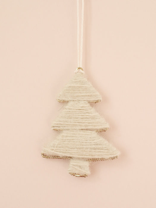 Wool tree ornament