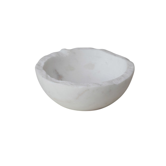 Mini raw edge marble bowl